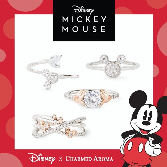 Official Disney Mickey Mouse eternity band ring, 925 Sterling Silver - Picture 8 of 8